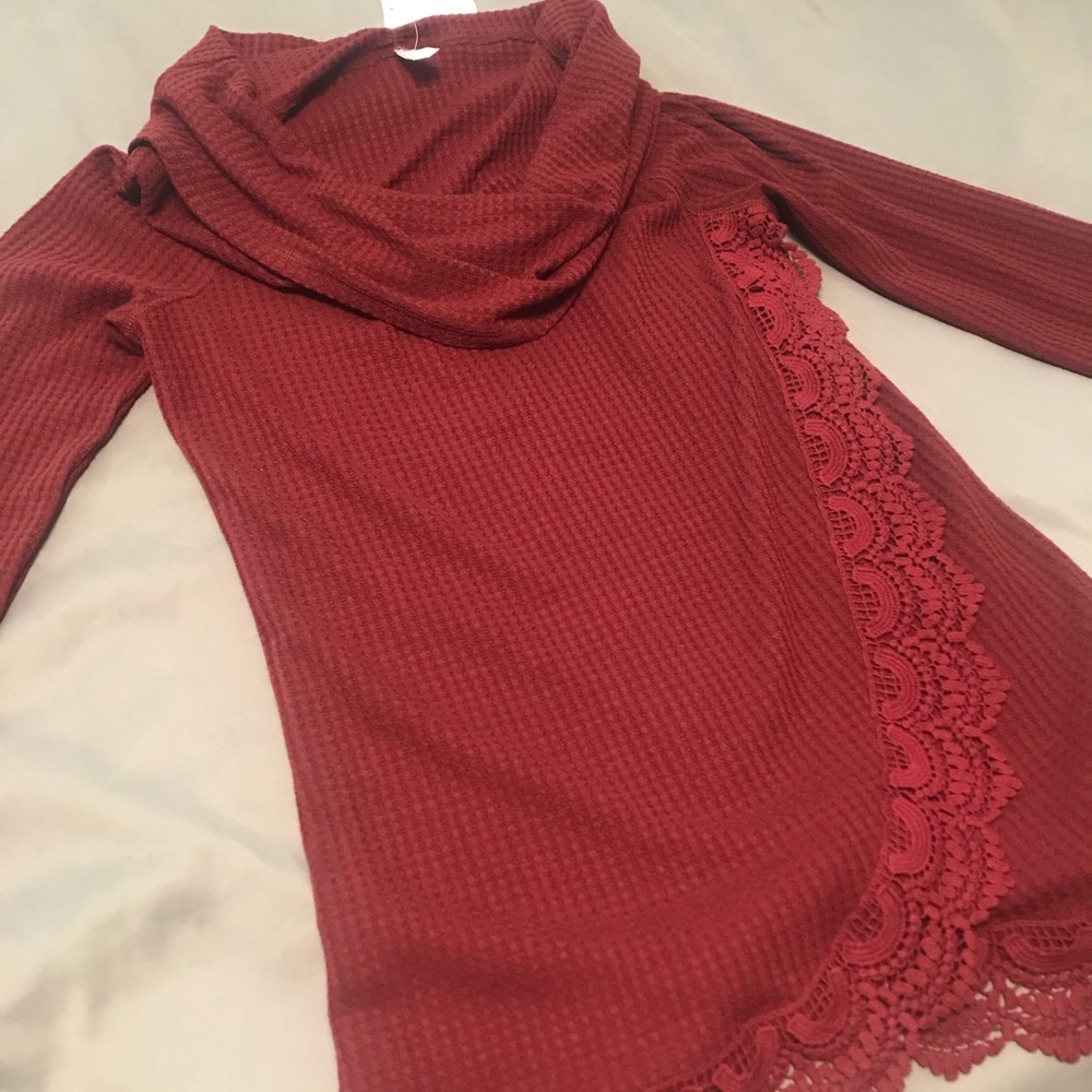 Burgundy Sweater